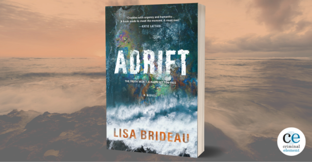Book cover of Adrift by Lisa Brideau