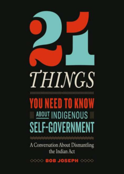 Cover of 21 Things You Need to Know about Indigenous Self-Government by Bob Joseph