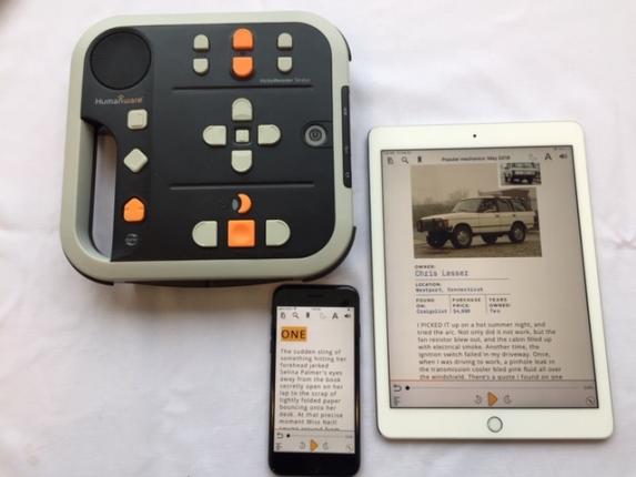 Lecteur DAISY, ipad et iphone.