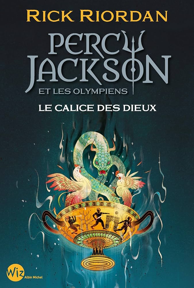 Couverture du livre Le calice des dieux (Percy Jackson #6) par Rick Riordan.