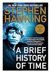 Cover of the book A Brief history of time by Stephen Hawking.