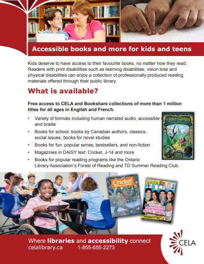 Kids and teens flyer
