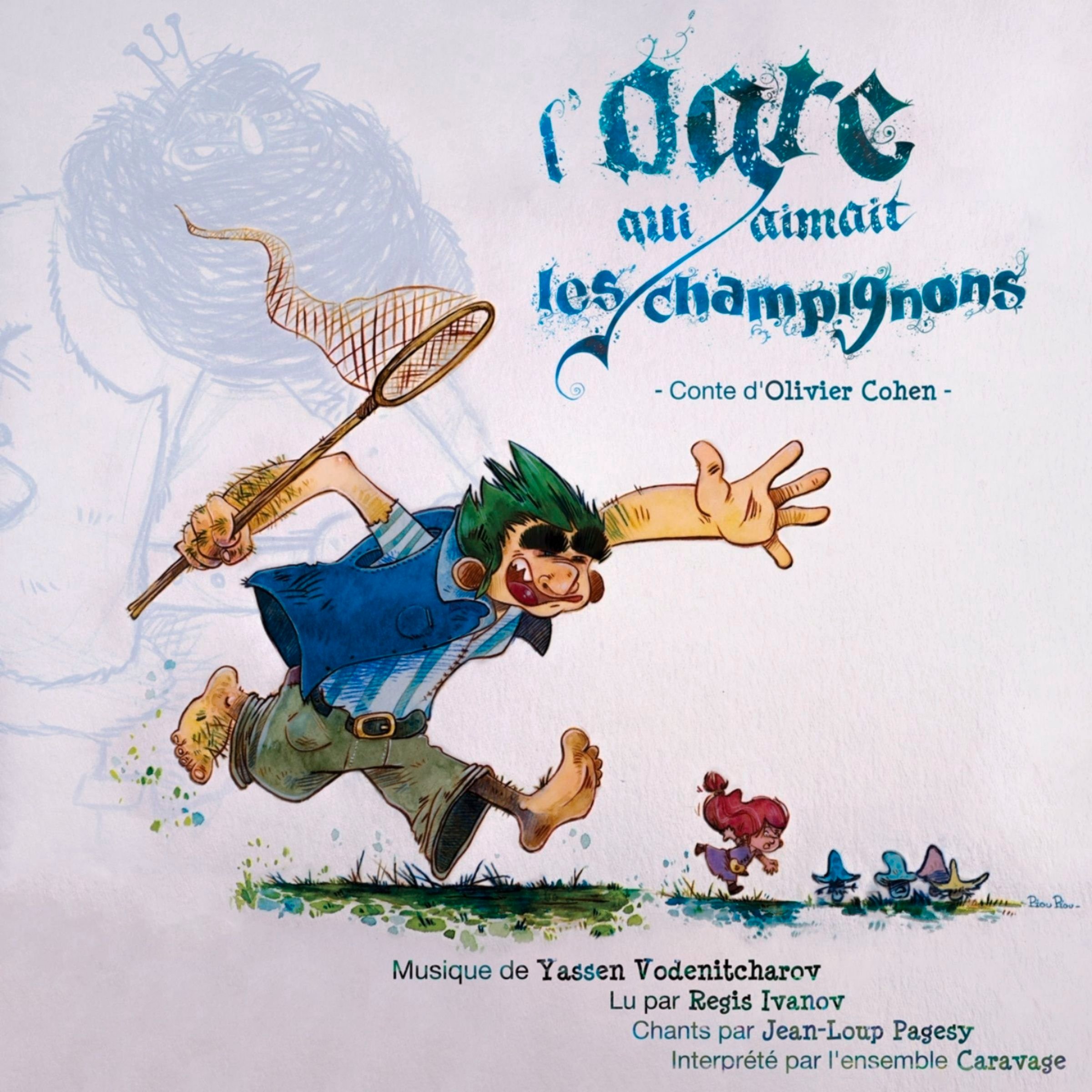 Couverture du livre L'ogre qui aimait les champignons par Olivier Cohen.