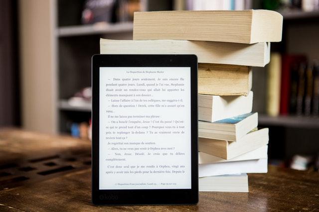 Books and a mobile reading device