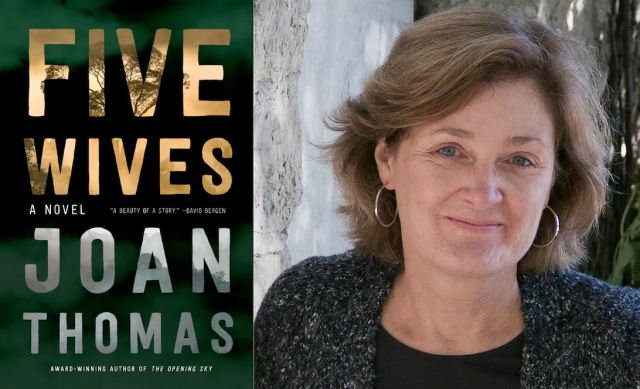 Book cover of Five wives and photo of author