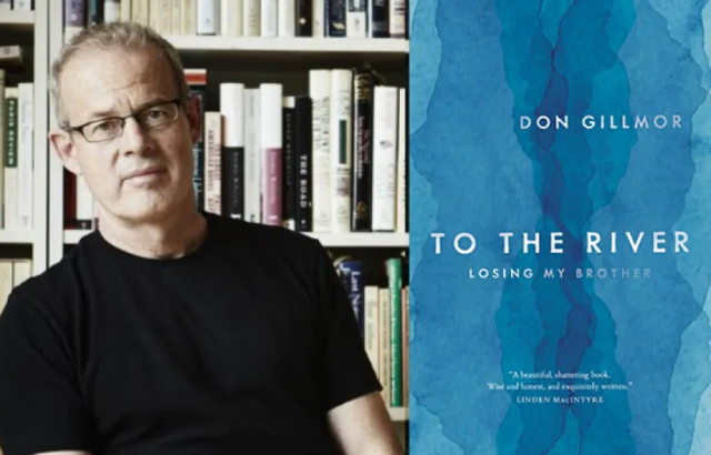 Book cover of To the river with photograph of author