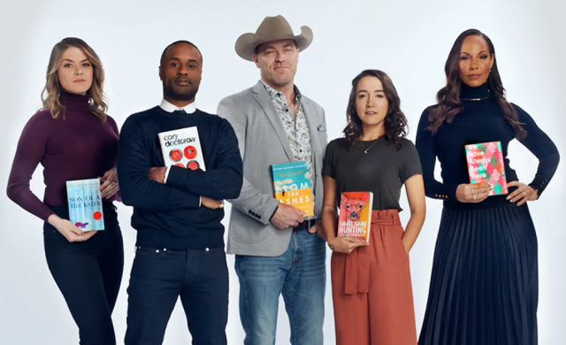portrait of Canada Reads defenders holding their book