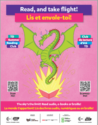 Poster with dragon