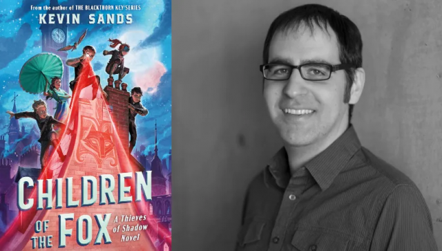 Book cover of Children of The Fox with photo of the author Kevin Sands