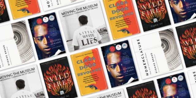 Book covers of 2024 shortlisted Toronto Book Award nominees
