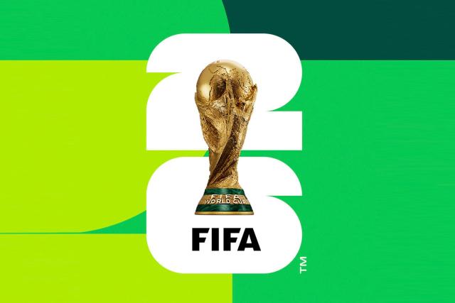 FIFA World Cup logo with the trophy