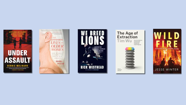 Book covers for the 2026 Balsillie Prize for Public Policy finalists