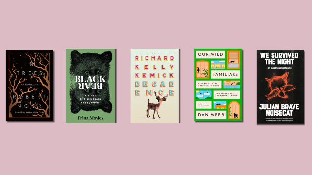 Book covers of the shortlisted titles for the Hilary Weston Prize for Non-Fiction